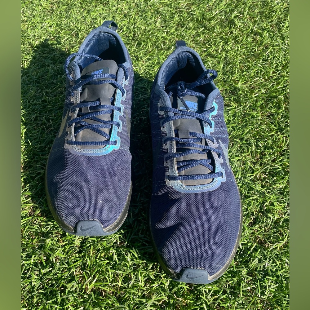 NIKE DUALTONE RACER Blue Running Shoes Sz(7.5)